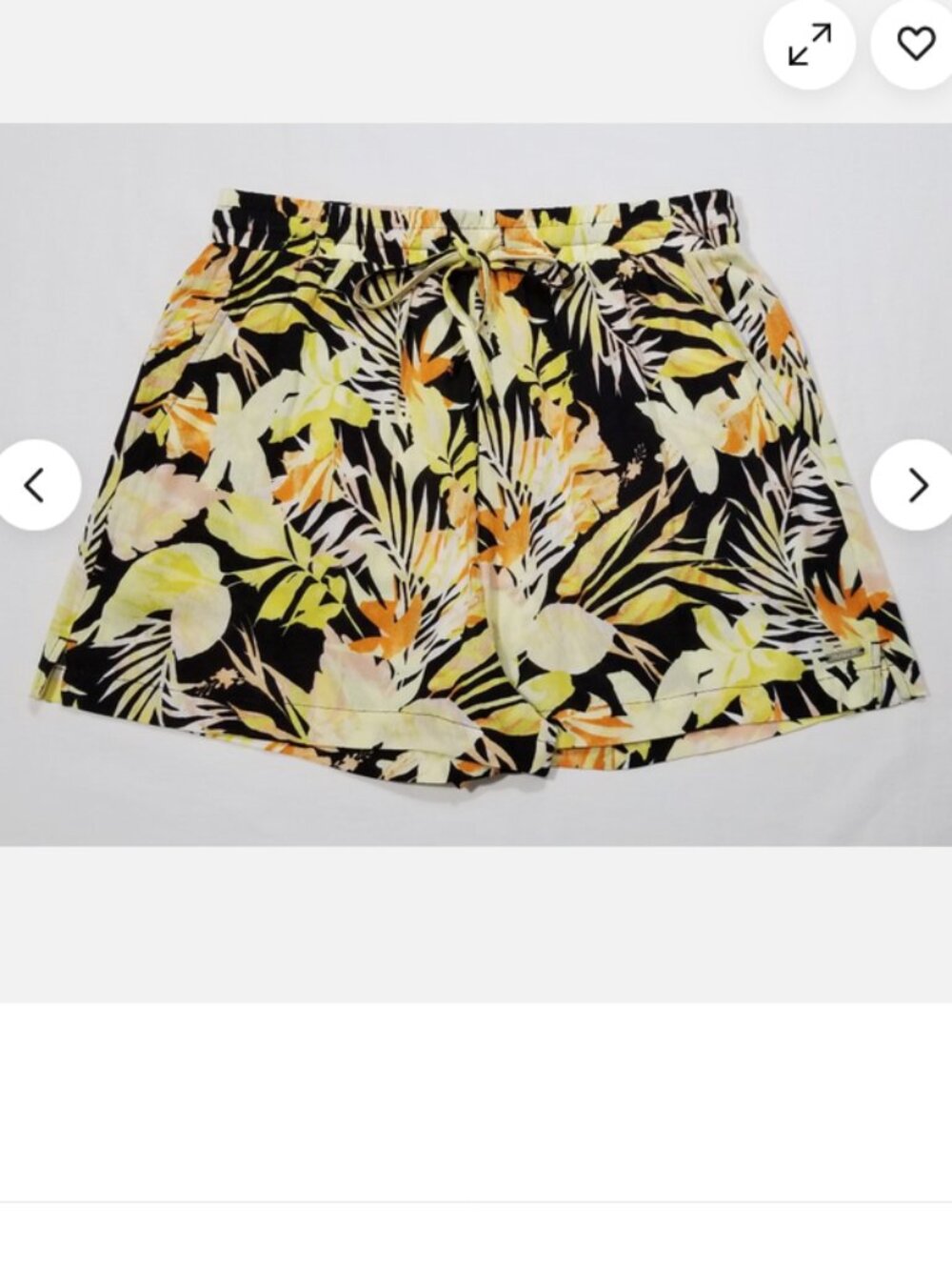 HURLEY Casual Floral Shorts 6886E2M